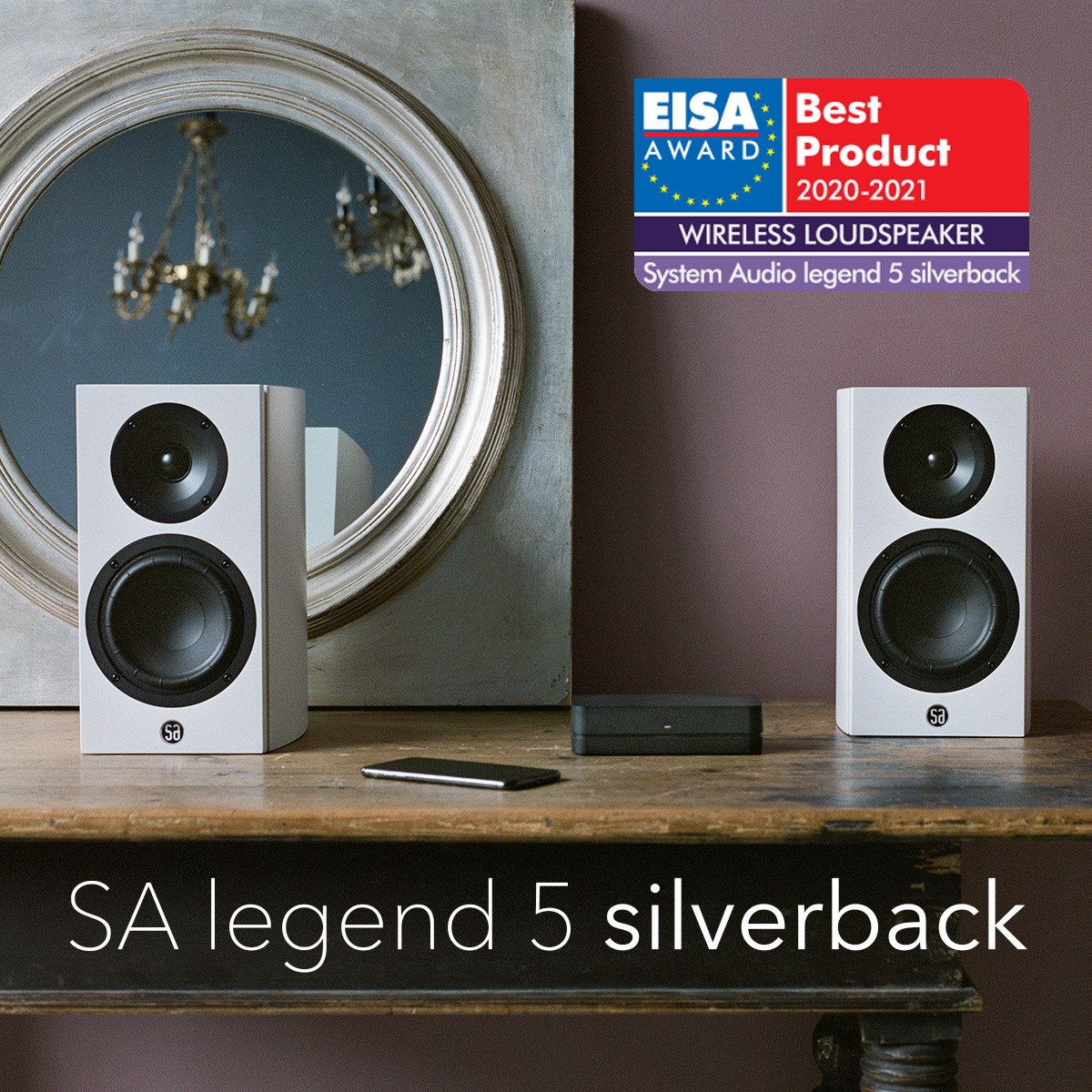 Лучшие беспроводные колонки 2020-2021 по версии EISA - System Audio legend  5 silverback